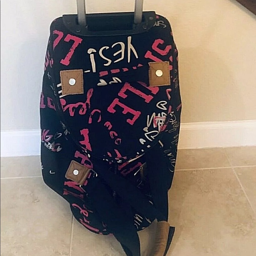 PINK VS VINTAGE LOVE GRAPHIC LOGO WHEELIE